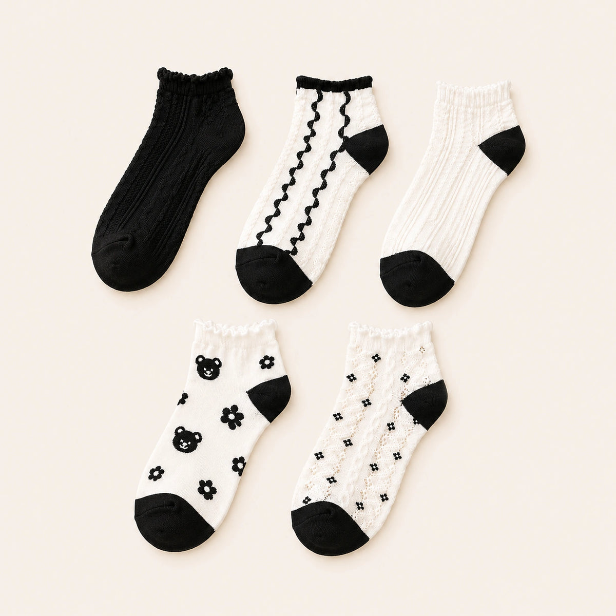 مجموعة شرابات نسائية | 6 أزواج